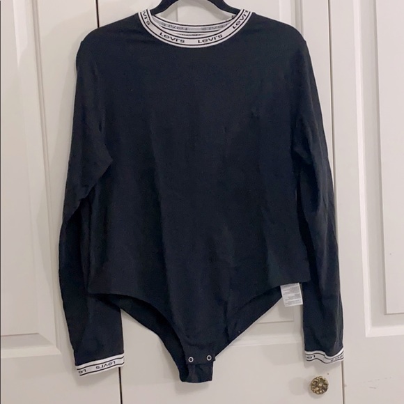 Levi’s Black Long Sleeve Bodysuit - Picture 2 of 5